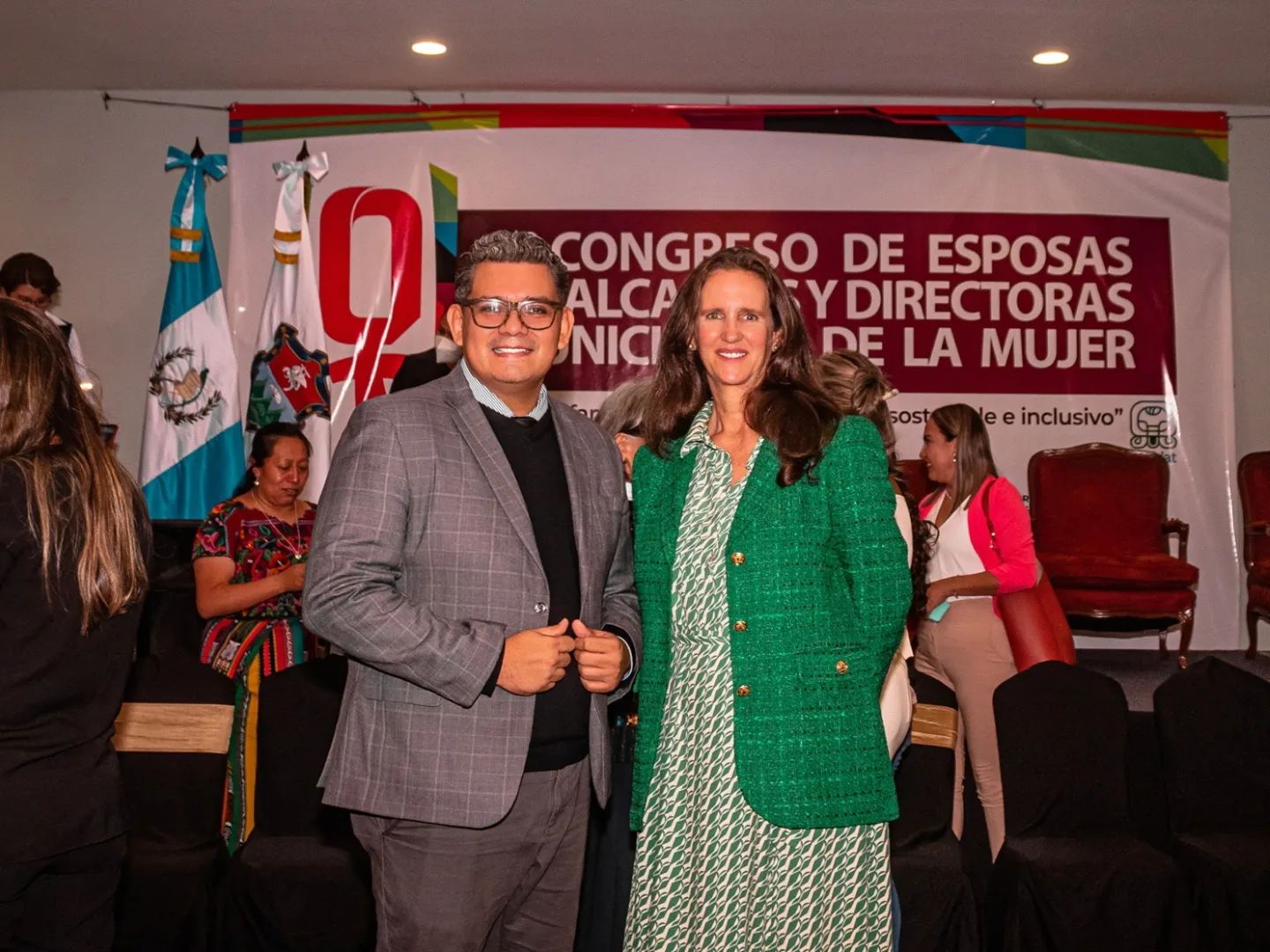 7° Congreso de Esposas de Alcaldes y Directoras Municipales de la Mujer | Dominique de Quiñonez, Municipalidad de Guatemala | Carlos Lorenzana | EXPOMUNI